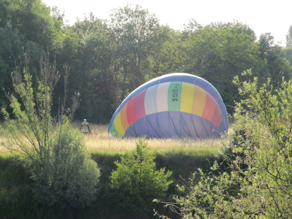 Montgolfière échouée