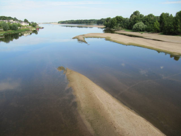 Bancs de sable sur Loire