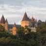 Château de Saumur au crépuscule