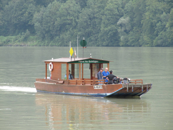 Un passeur sur le Danube