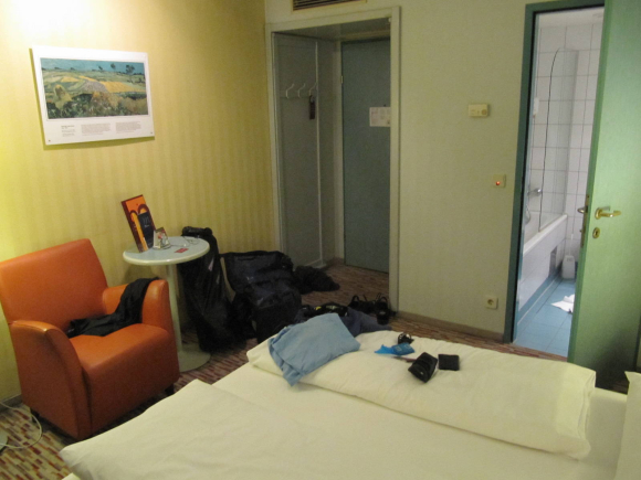 Ma chambre d'hôtel à Vienne