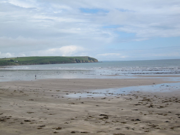Plage devant le camping