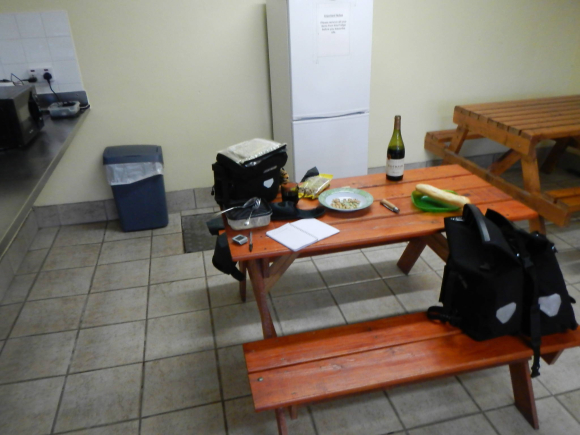 Dîner « réconfort » dans la cuisine campeurs