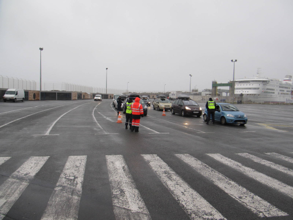 Arrivée à Roscoff, direction la gare de Morlaix