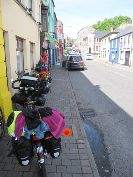 Arrêt chez un vélociste