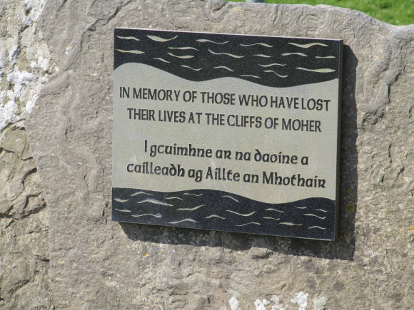 In Memory Of Those Who Have Lost Their Lives At The Cliffs Of Moher