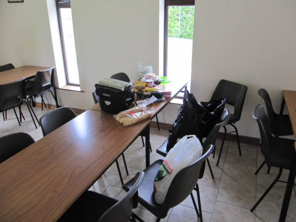 Salle campeurs du camping