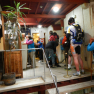 File d'attente pour obtenir la Compostela