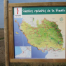 Carte des sentiers cyclables de la Vendée