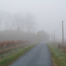 Départ dans le brouillard