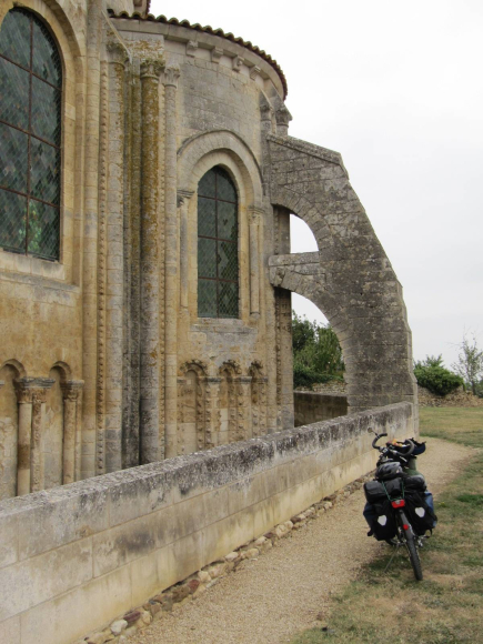 Pause déjeuner près de l'église