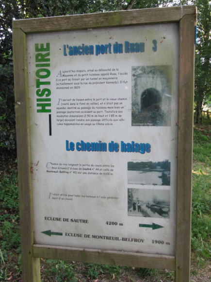 Chemin de halage de la Mayenne