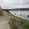 Port de gabares à Bréhémont